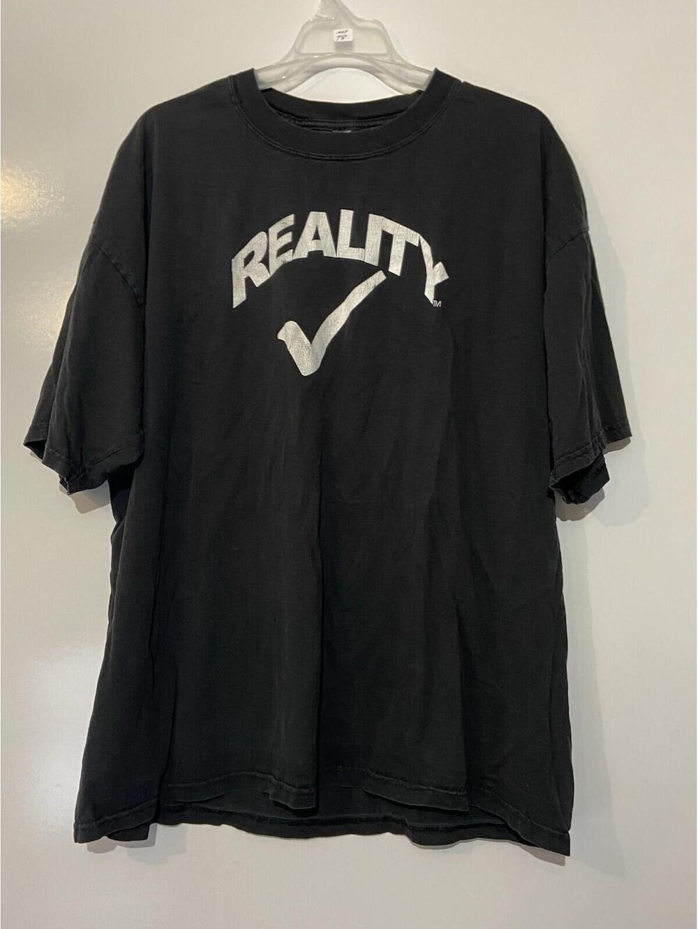 Mens Vintage 2001 Rowdy Roddy Piper Reality Check T Shirt Sz 2xl
